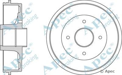 APEC BRAKING drm9160 -  Тормозной барабан